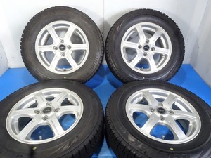 ★FEID★185/70R14 14x5.5J +45 4穴 100 中古タイヤ ホイールセット 4本 スタッドレス【福島発 送料無料】FUK-E14100★冬