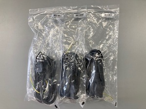 ★3本セット★ 電源ケーブル AC電源ケーブル パソコン用 液晶モニター用 ACケーブル 2P-3P