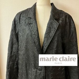 美品◇marie claire◇マリクレール◇トレンチコート◇BLACK