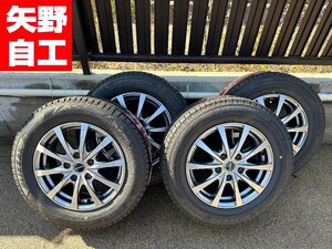 送料無料!新品タイヤ《ホイール付き!》ブリヂストン　ブリザック　VRX3　195/65R15　22年34週【北海道・沖縄離島は発送不可】