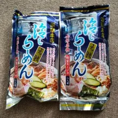 元祖栄屋の山形名物 冷しらーめん 2人前 2袋（乾麺100g×2、特製スープ付）