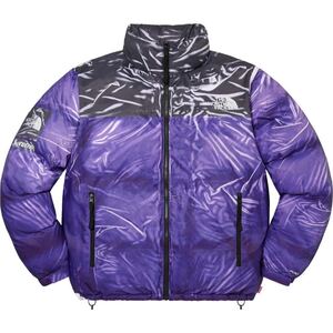 送料無料 L 紫 Supreme The North Face Trompe Loeil Printed Nuptse Jacket Purple 23SS シュプリーム ノースフェイス ヌプシ 新品未使用