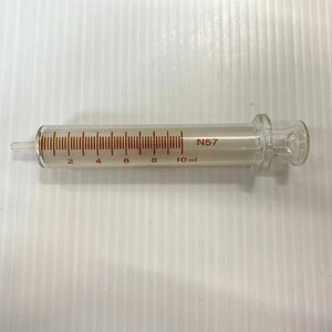 □TOP　ガラス製実験用注射筒(10ml)　N57　/USED　δ□