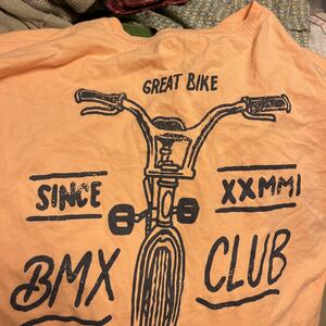 BMX・クラブ・ヴィンテージ　オールド　仕様Tシャツ　試着程度　ミディアム　お値打ち品　インタレスティング　安価　