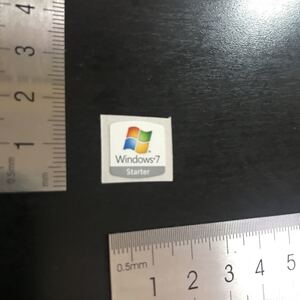 Windows7 Starterエンブレムロゴコレクションシール@2537