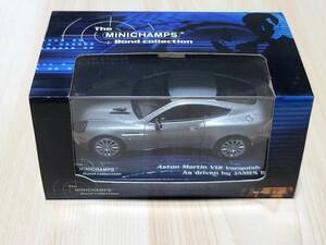 1/43 希少 MINICHAMPS Aston Martin V12 Vanquish 400 137220 アストンマーティン V12 ヴァンキッシュ 007 ボンド ダイアナザーデイ 劇中車