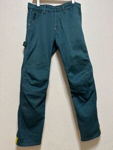 G-STAR RAW 5622 ジースター・ロウ ワークパンツ デザインパンツ 6ポケ /ダブルニー オリーブ 緑系 W33 L32 /EURO古着 ボタンフライ