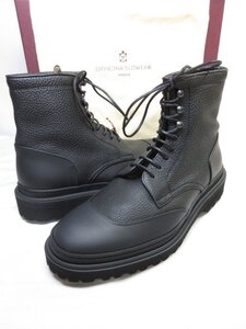 定価88.800円 未使用【OFFICINA SLOWEAR スローウエア】 130211 SW463 990 レースアップブーツ 靴 (メンズ) size41 ブラック ■30SLZ185■