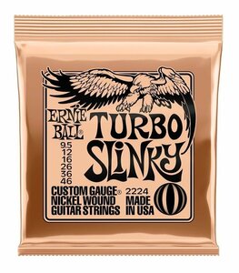 即決◆新品◆送料無料ERNIE BALL 2224 [9.5-46] TURBO SLINKY エレキギター弦 /メール便