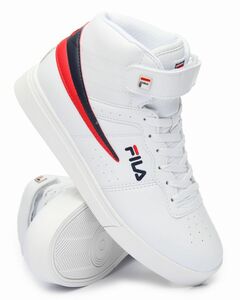 USA正規品 【us7】 FILA フィラ VULC13 MID ミッドカット スニーカー ハイトップ 白 トリコロール 25㎝ オールドスクール フィットネス