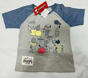 ◎★5298*激安sale!!新品 こども服/ベビー服 　半袖Tシャツsize130　1枚★PEANUTS.スヌーピー