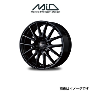 MID シュナイダー SQ27 アルミホイール 1本 MPV LW3W/LWFW(16×6.5J 5-114.3 INSET48 メタリックブラック)SCHNEIDER SQ27