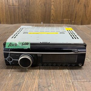 AV6-500 激安 カーステレオ CDプレーヤー clarion CZ102 0007412CF CD AUX 通電未確認 ジャンク