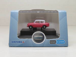 フォード アングリア　 （濃赤／灰白）　Ford Anglia　OXFORD　オックスフォード　1/148