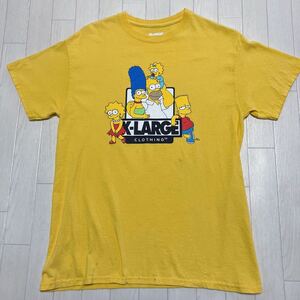 X-LARGE x THE SIMPSONS エクストララージ シンプソンズ コラボ MATT GRDENING プリント 半袖Tシャツ