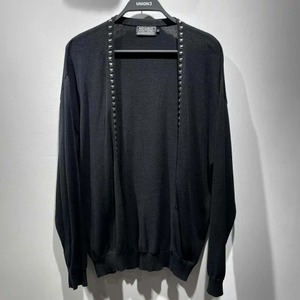 HYSTERIC GLAMOUR STUDS CARDIGAN 02213N01 Mサイズ ヒステリックグラマー スタッズカーディガン ブラック