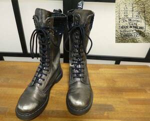 ドクターマーチン スパンコール付14ホールブーツ UK7 / DR. MARTENS