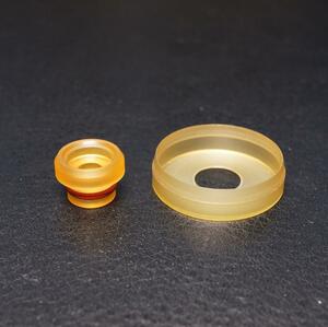 ■Vikset Mods｜Ultem Drip Tip & Ring set [Authentic] 新品・未使用 Vape ハイエンド ドリップチップ リング RDA RDTA RTA 電子タバコ