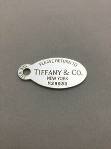 TIFFANY&Co.　ティファニー　リターントゥ　オーバル　ネックレストップ　シルバー　アクセサリー　925【B397077】