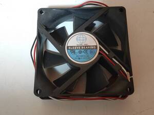 【中古動作確認品】GLOBE FAN DC12V 0.12A S01138812L-3M PCケースファン　8㎝ファン