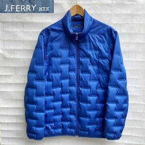 定価16,280円 J.FERRY ジェイフェリー ジオメ 立体デザイン スタンド ダウンジャケット size 48 B01-09804-401