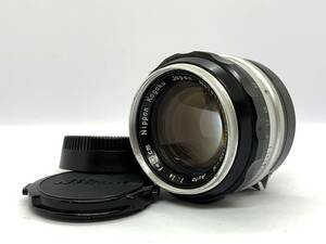 ★極上美品★ ニコン NIKON Nippon Kogaku NIKKOR-S Auto 5.8cm F1.4 PAT.PEND 刻印 初期 単焦点#1267