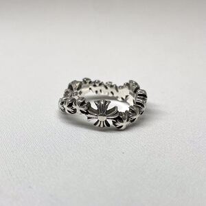 CHROME HEARTS クロムハーツ 約24号 プラスウェーブ リング シルバー925 指輪 