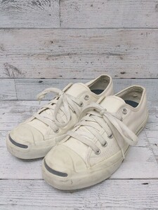 CONVERSE コンバース スニーカー JACK PURCELL ジャックパーセル キャンバス ロー 汚れあり 23.5㎝ ホワイト レディース 1304000004358