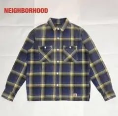 NEIGHBORHOOD　ネイバーフッド　ネルシャツ　総柄シャツ　チェック柄