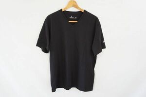 クリックポスト可【即決】VICTORINOX ビクトリノックス メンズ 半袖Tシャツ Vネック 無地 黒 サイズ:L 【783748】