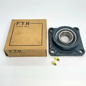 未使用 FYH 角フランジ形 ユニット UKF208J 適用P208 軸径40ｍｍ ベアリング 軸受ユニット【道楽札幌】