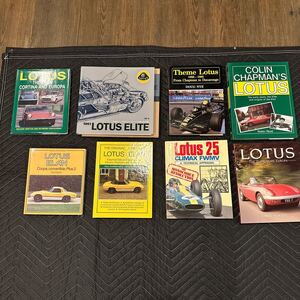 ④LOTUS ELAN EUROPA COLIN CHAPMAN S ロータス　エラン　外車 旧車 当時物　8冊　