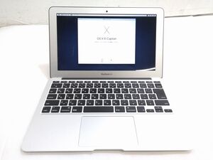 ◇ジャンク Apple MacBook Air A1465 OS X EI CAPITAN アップル ノートパソコン 1126-73A @60◇