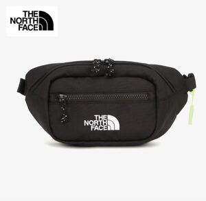 新品未使用 THE NORTH FACE ノースフェイス キッズ ウェストバッグ ボディバッグ 24SS 斜め掛け 小物収納 旅行 かばん ブラック 海外限定