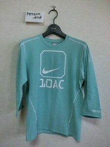 NIKE ロンT S 水色 FIT-DRY フィットドライ ナイキ