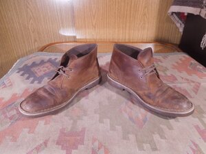 ■Clarksクラークス■デザートブーツ茶US9M■27cmチャッカブーツ