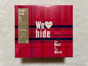 未開封CD hide / We Love hide ~The Best in The World ~【初回限定盤】2枚組　オリジナルTシャツ付き（M) 商品番号UPCH9473 N800003