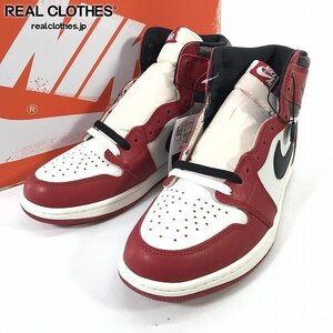 【未使用】NIKE/ナイキ AIR JORDAN 1 HIGH OG LOST ＆ FOUND CHICAGO エアジョーダン1 シカゴ DZ5485-612/28 /080