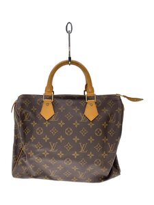 LOUIS VUITTON◆1)スピーディ30_モノグラム・キャンバス_BRW/PVC/BRW