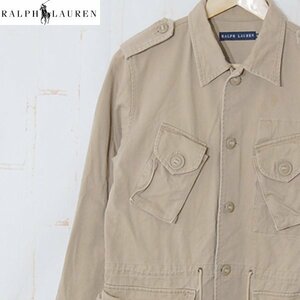 ラルフローレン RALPH LAUREN■コットンジャケット/インパクト21/日本製■9■ベージュ ※NK3523417