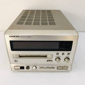 ●動作品 オンキョー MD-185 MDレコーダー ONKYO MDデッキ 単体コンポ MINIDISC RECORDER 音響機器 音楽 M1851