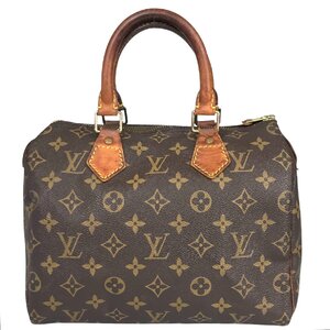 【1円～】 ルイヴィトン LOUIS VUITTON バッグ ハンドバッグ スピーディ25 M41109 SP0977 モノグラム レザー ブラウン 中古