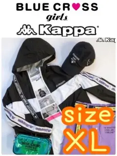 新品 BLUE CROSS girls × Kappa 別注 ブルゾン XL