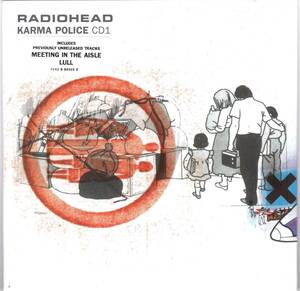 ☆RADIOHEAD(レディオヘッド)/KARMA POLICE CD1◆97年発表のレアなアルバム未収録2曲含む全3曲収録の紙ジャケ仕様◇3枚落札で『送料無料』