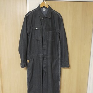 CHUMS チャムス CH04-1330 Flame Retardant Jump Suit ジャンプスーツ つなぎ オールインワン XL ブラック(黒）