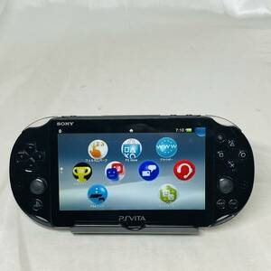 ★1円〜 ジャンク FW3.74 SONY PS Vita PCH-2000 ZA11 Wi-Fiモデル 本体 ブラック Play Station BLACK ヴィータ 送料520円