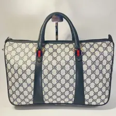 極美品　 オールド グッチ 2way ボストン バック ハンドバッグGUCCI