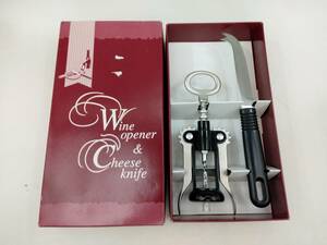 1103-016　中古★wine opener & cheese knife ワインオープナー 　チーズナイフ