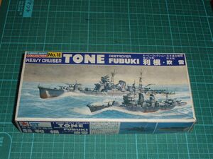 手付品☆1/2000　ネービーコレクション　利根・吹雪　バンダイ模型　日本連合艦隊　重巡洋艦 駆逐艦