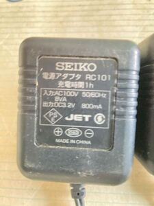 ☆SEIKO ACアダプタ 電源アダプタ RC101(3.2v 800mA) 1個☆ ACアダプター